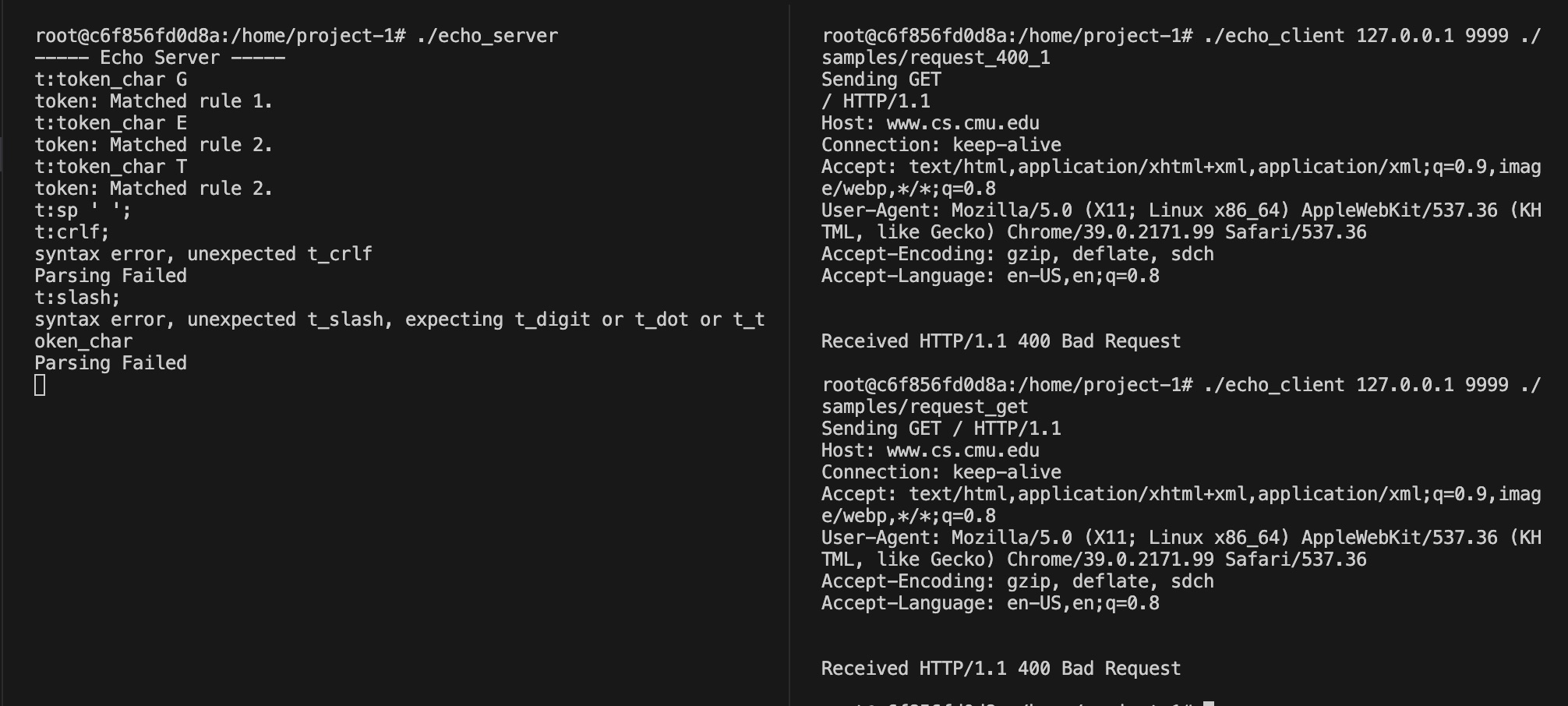 错误部分的详细输出 Wrong Output Log